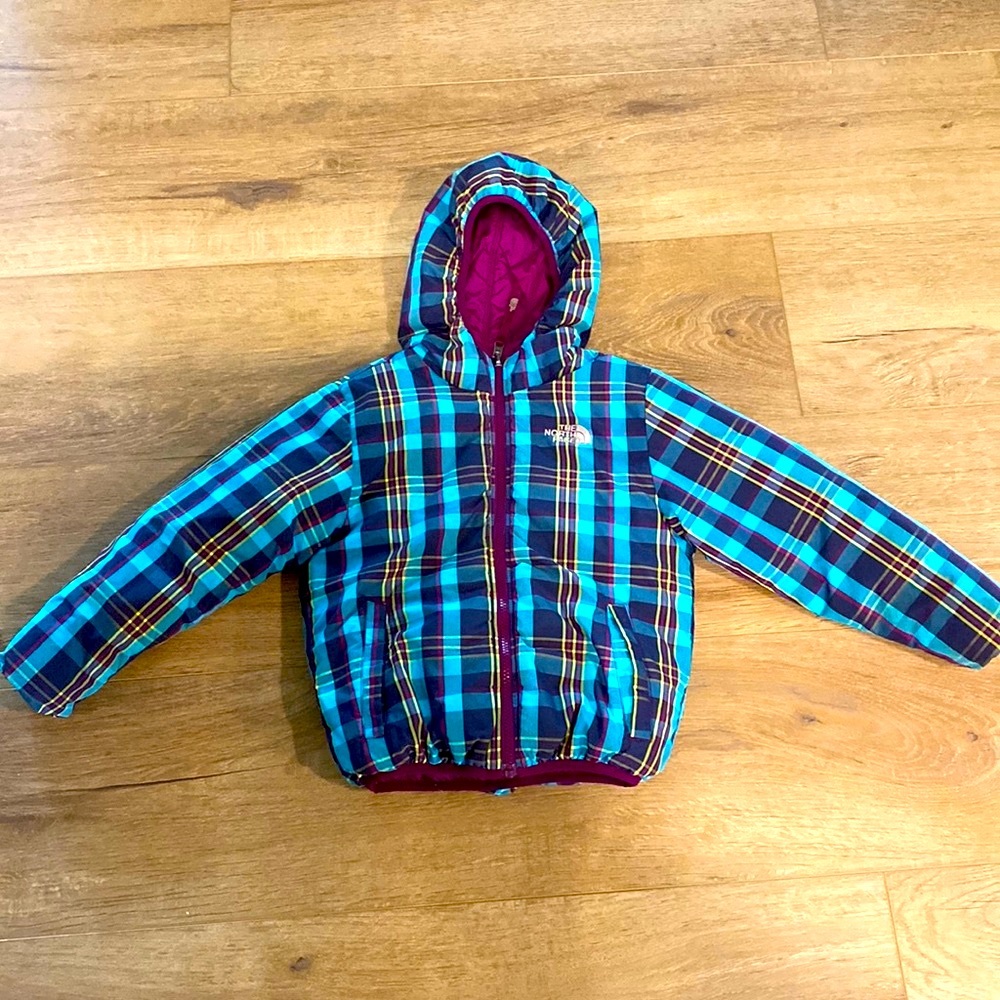 North Face reversible quilted jacket